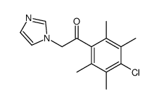 1-(4-chloro-2,3,5,6-tetramethylphenyl)-2-imidazol-1-ylethanone Structure