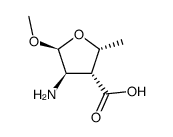 alpha-D-Xylofuranoside,methyl2-amino-3-carboxy-2,3,5-trideoxy-(9CI)结构式