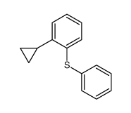 1-cyclopropyl-2-phenylsulfanylbenzene Structure