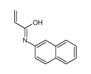 N-naphthalen-2-ylprop-2-enamide结构式