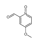 2-formyl-4-methoxypyridine-1-oxide Structure