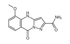 Pyrazolo[5,1-b]quinazoline-2-carboxamide,4,9-dihydro-5-methoxy-9-oxo- Structure