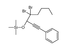 [(3R)-4,4-dibromo-1-phenyloct-1-yn-3-yl]oxy-trimethylsilane Structure