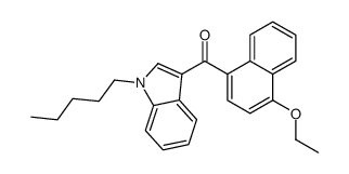 (4-ethoxynaphthalen-1-yl)-(1-pentylindol-3-yl)methanone Structure