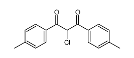 1,3-Propanedione, 2-chloro-1,3-bis(4-methylphenyl) Structure