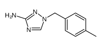 1-(4-methylbenzyl)-1H-1,2,4-triazol-3-amine structure