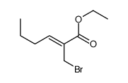 ethyl 2-(bromomethyl)hex-2-enoate Structure