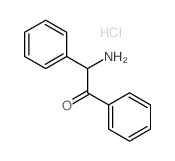 ACETOPHENONE, 2-AMINO-2-PHENYL-, HYDROCHLORIDE Structure