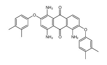 1,4,5-triamino-2,6-bis(3,4-dimethylphenoxy)anthracene-9,10-dione结构式