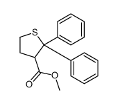 methyl 2,2-diphenylthiolane-3-carboxylate Structure