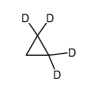 cyclopropane-1,1,2,2-d4 Structure