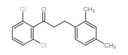 2',6'-DICHLORO-3-(2,4-DIMETHYLPHENYL)PROPIOPHENONE结构式