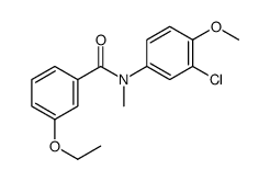 N-(3-chloro-4-methoxyphenyl)-3-ethoxy-N-methylbenzamide Structure