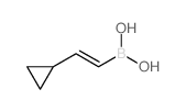 (E)-(2-环丙基乙烯基)硼酸结构式