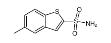 5-methyl-benzo[b]thiophene-2-sulfonamide结构式