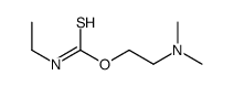 O-[2-(dimethylamino)ethyl] N-ethylcarbamothioate结构式