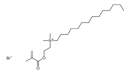 dimethyl-[2-(2-methylprop-2-enoyloxy)ethyl]-tetradecylazanium,bromide结构式