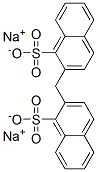 disodium 2,2'-methylenebisnaphthalenesulphonate结构式