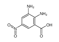 2,3-diamino-5-nitrobenzoic acid structure