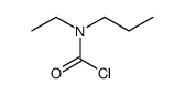 Carbamic chloride, ethylpropyl Structure