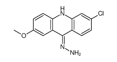 (6-chloro-2-methoxyacridin-9-yl)hydrazine Structure