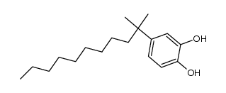 4-(2-methylundecan-2-yl)benzene-1,2-diol Structure