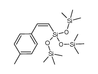 (Z)-2-(4-methylphenyl)-1-[tris(trimethylsilyloxy)silyl]ethene结构式