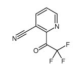 2-(2,2,2-trifluoroacetyl)pyridine-3-carbonitrile Structure