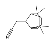 2-(2,2,7,7-tetramethyl-9-bicyclo[4.2.1]non-5-enyl)acetonitrile Structure