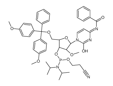 2'-OMe-C(Bz) 亚磷酰胺单体结构式