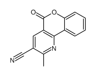 2-methyl-5-oxochromeno[4,3-b]pyridine-3-carbonitrile Structure