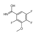 3-METHOXY-2,4,5-TRIFLUOROBENZAMIDE结构式