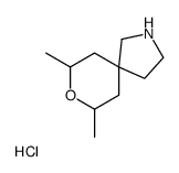 7,9-Dimethyl-8-oxa-2-azaspiro[4.5]decane hydrochloride (1:1) Structure