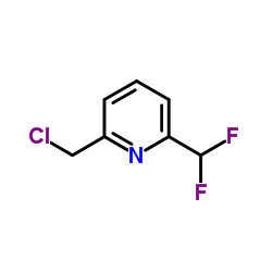 2-(Chloromethyl)-6-(difluoromethyl)pyridine Structure