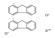 Bis-(fluorenyl)-zirconium dichloride Structure