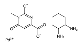 (3-methylorotato)(1,2-diaminocyclohexane)palladium (II) picture