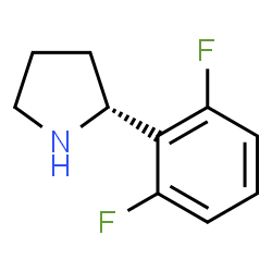 (2R)-2-(2,6-DIFLUOROPHENYL)PYRROLIDINE Structure