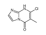 7-CHLORO-6-METHYLIMIDAZO[1,2-A]PYRIMIDIN-5(1H)-ONE structure