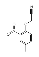 2-(4-methyl-2-nitrophenoxy)acetonitrile Structure