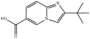 2-tert-Butylimidazo[1,2-a]pyridine-6-carboxylic acid结构式