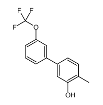 2-methyl-5-[3-(trifluoromethoxy)phenyl]phenol Structure