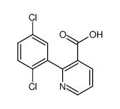 2-(2,5-dichlorophenyl)pyridine-3-carboxylic acid Structure