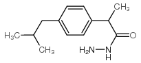 2-(4-Isobutylphenyl)propanohydrazide Structure