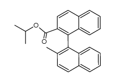 isopropyl 2'-methyl-1,1'-binaphthyl-2-carboxylate结构式