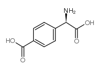 (R)-4-羧苯基甘氨酸结构式