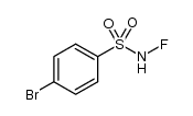 N-fluoro-p-bromobenzenesulfonamide Structure