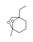 5-ethyl-1-methyl-7,8-dioxabicyclo[3.2.1]octane Structure