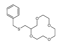 2-(benzylsulfanylmethyl)-1,4,7,10-tetraoxacyclododecane Structure