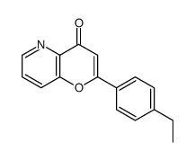 2-(4-ethylphenyl)pyrano[3,2-b]pyridin-4-one结构式