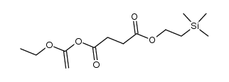 1-ethoxyvinyl (2-(trimethylsilyl)ethyl) succinate结构式